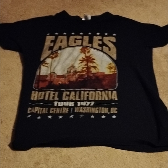 Vintage Eagles Hotel California Tour 1977 T-Shirt - Picture 2 of 4